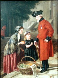 The Chelsea Pensioner (olej na plátně) od J. Wighton