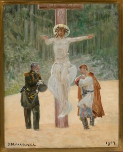 Smíření (Symbolická scéna z povstání z roku 1863) od Jacek Malczewski
