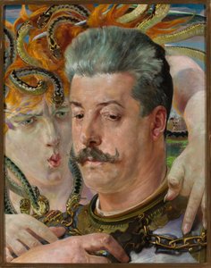 Portrét Tadeusze Błotnického s medúzou od Jacek Malczewski