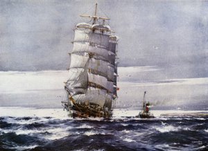 Clipper Ships: Carlisle Castle (barevné lito)