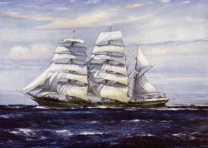 Clipper Ships: Strathdon (barevné lito)