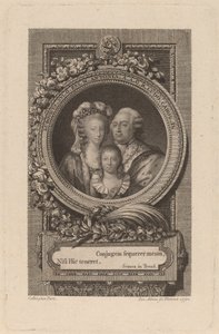 Ludvík XVI., Marie-Antoinetta a Louis-Charles, 1793. od Jacob Adam