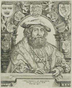 Dánský král Kristián II od Jacob Binck