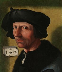 Portrét Jacoba Cornelisze van Oostsanena (asi 1472/77-1528/33) od Jacob Cornelisz van Oostsanen (workshop of)