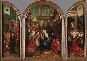 Klanění tří králů. 1517