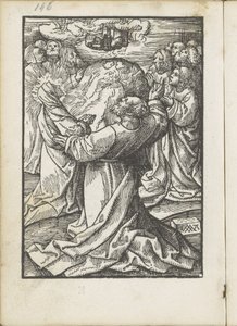 Den Nanebevstoupení Páně The Little Passion (název série) od Jacob Cornelisz van Oostsanen