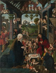 Klanění Ježíšku, c. 1515. od Jacob Cornelisz. van Oostsanen