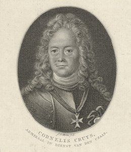 Portrét Cornelius Cruys 1655-1727, viceadmirál císařského ruského námořnictva, 1818
