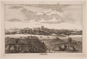 Prospekt af Viborg   1280914   cs       czech Successfully Translated  Original: St. Marys Church from the Castle Walls (colour litho) Translat: St. Mary