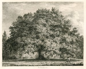 The Chandos Oak, Michendon House, Southgate, Londýn od Jacob George Strutt