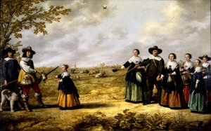 Portrét rodiny v krajině od Jacob Gerritsz Cuyp