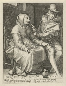 nerovná láska od Jacob Goltzius (II)