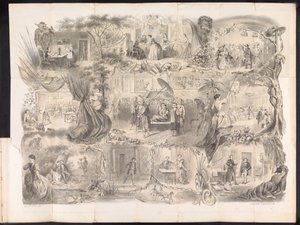Karikatura ve studentském almanachu Delft, 1858 od Jacob Gosschalk