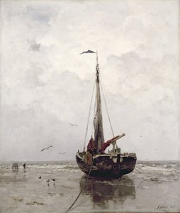 Rybářská loď od Jacob Henricus or Hendricus Maris