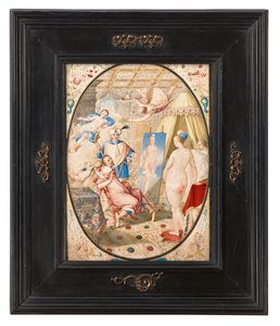 Apelles maluje Campaspe, milenku Alexandra Velikého