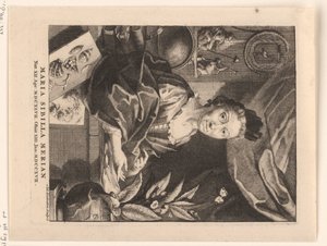 Portrét van Maria Sibylla Merian Maria Sibylla Merian (titul na objektu)