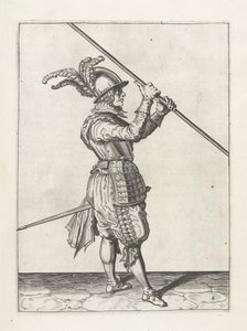Voják s kopím, kolem 1600