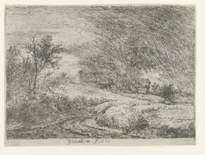 Krajina s farmou od Jacob van Ruisdael