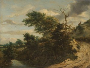 Písečná dráha v dunách Písečná cesta v dunách od Jacob van Ruisdael
