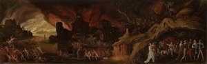 Poslední soud a sedm smrtelných hříchů od Jacob Isaacsz. van Swanenburg