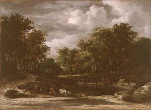 Lesní krajina (olej na plátně) od Jacob van Ruisdael