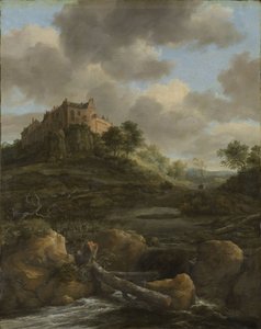 Zámek Bentheim, 1650-82 od Jacob van Ruisdael