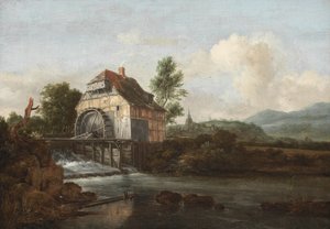 Krajina s vodním mlýnem, kolem roku 1680