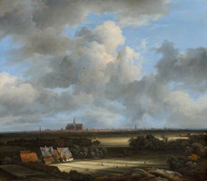 Pohled na Haarlem s Bleaching Grounds, c.1670-75