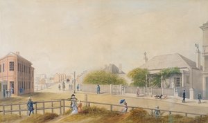Oxford Street, Sydney, 1847 od Jacob Janssen