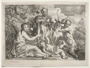Jupiter živený kozou Almatheou od Jacob Jordaens