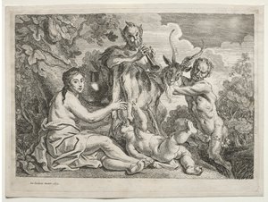 Jupiter živený kozou Almathea, 1652. od Jacob Jordaens