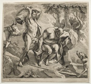 Merkur zabíjející Argus od Jacob Jordaens