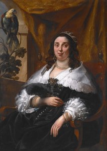 Portrét dámy od Jacob Jordaens