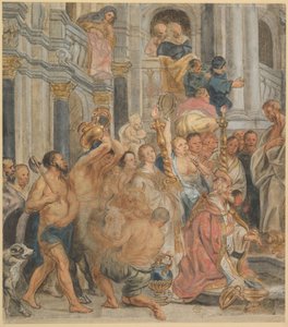 Svatý Pavel v Lystře od Jacob Jordaens