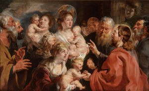 Nechte děti přijít ke mně od Jacob Jordaens