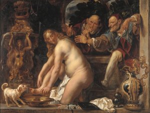 Susanna a starší od Jacob Jordaens