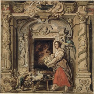 Scény ze života na venkově od Jacob Jordaens