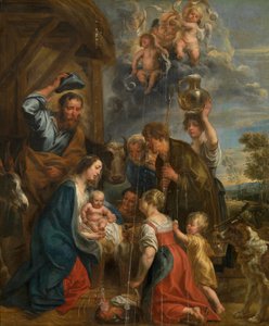 Klanění pastýřů od Jacob Jordaens