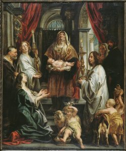 Prezentace v chrámu. od Jacob Jordaens
