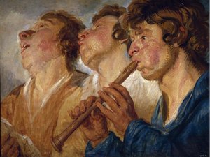 Tři buskeři od Jacob Jordaens