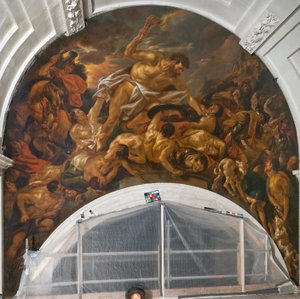 Samson porazí Filištíny od Jacob Jordaens the elder