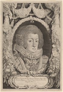 Maria Anna Španělská od Jacob Louis after Pieter Claesz Soutman