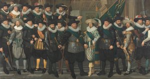 Občanští gardisté ​​roty kapitána Jacoba Pieterszna Hooghkamera a poručíka Pietera Jacobszna van Rijna od Jacob Lyon