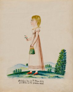 Portrét Sarah Musser, 1826.