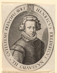 Fridrich Jindřich, princ Oranžský, v roce 1602 od Jacob Matham