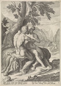 Herkules a Deianira Loves of the Gods (název série) od Jacob Matham
