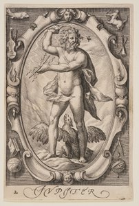 Jupiter, ze Sedmi planet od Jacob Matham