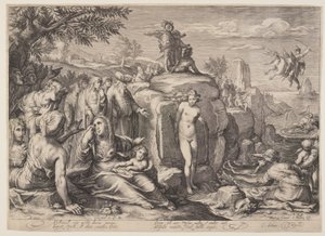 Perseus a Andromeda od Jacob Matham