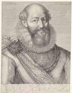 Portrét Maximiliena de Béthune od Jacob Matham