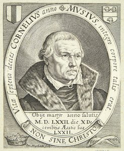 Portrét Cornelis Musius od Jacob Matham